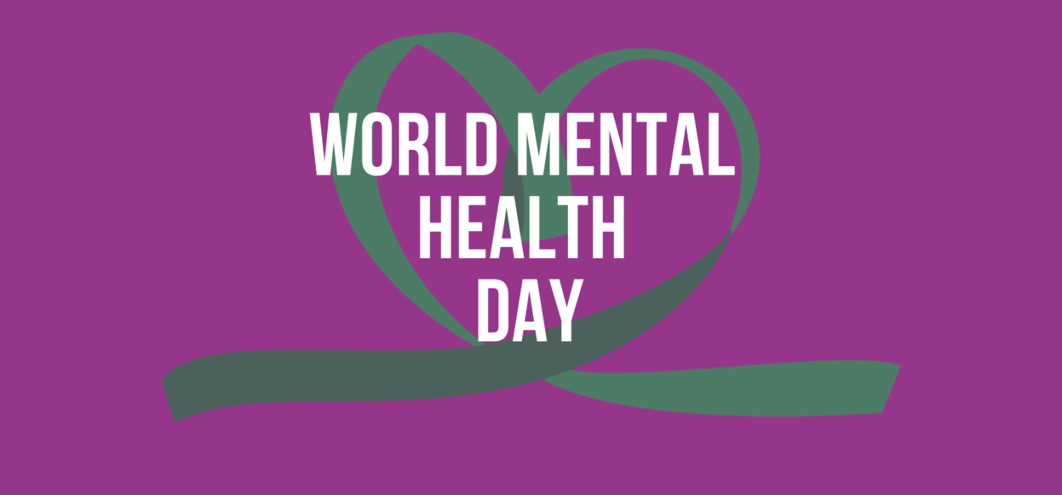 A graphic that reads World Mental Health Day.